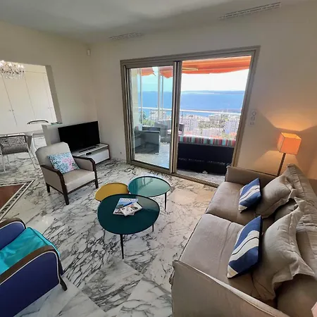 Apartment Riviera - Terrasse Des Agaves - Amazing Sea View Cote D'azur Nice